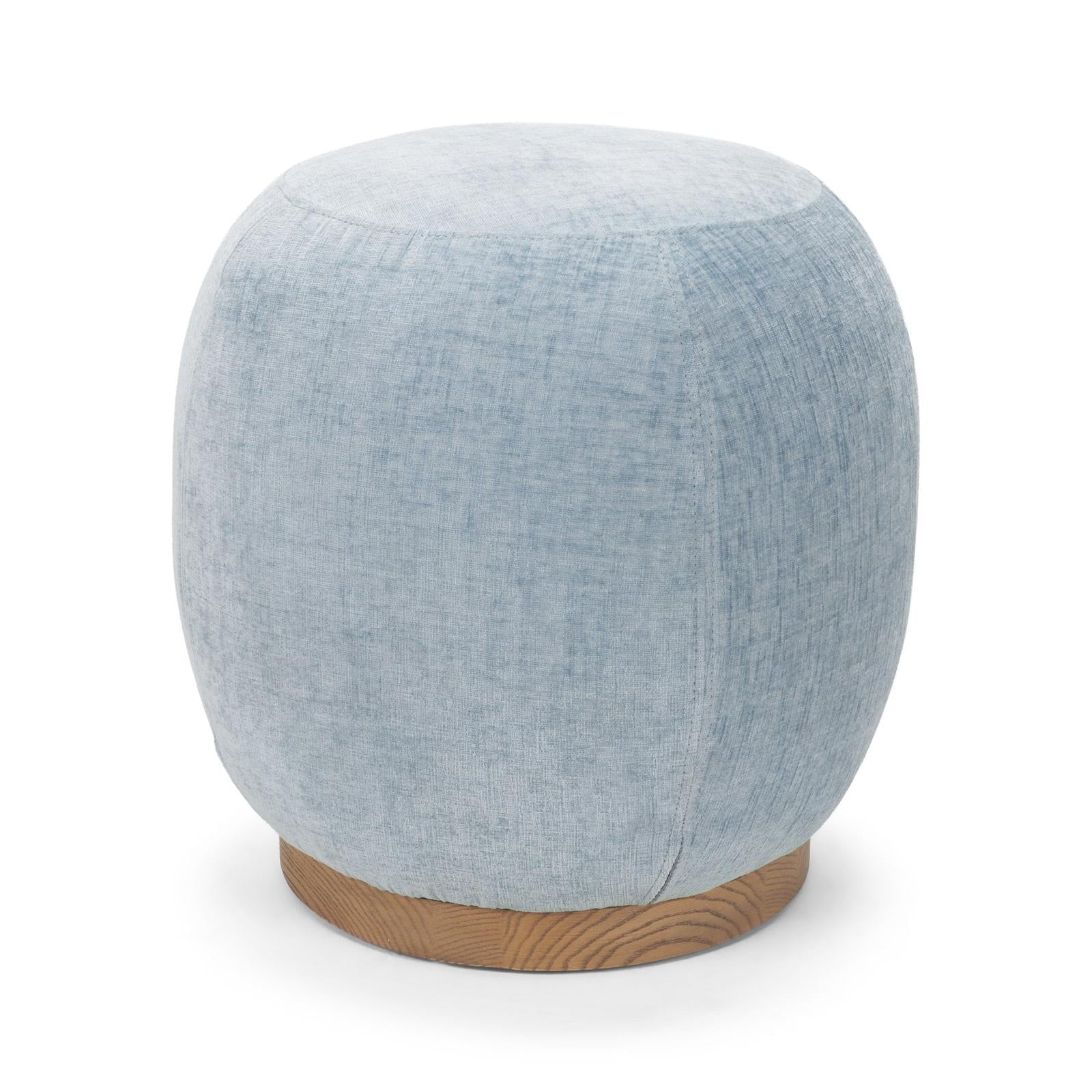 Mercana Siren Ash Wood Round Accent Stool