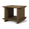 Mercana Boden Wood Side Table w/ Open Shelves