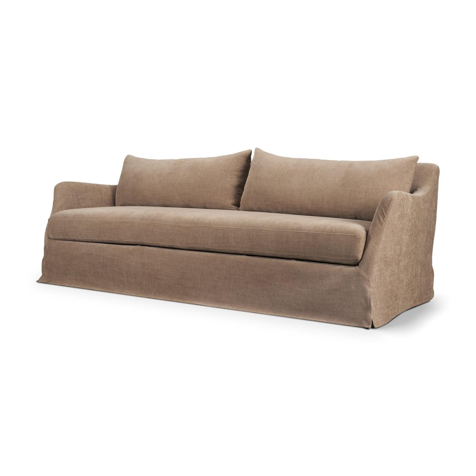 Mercana Ellington Slipcovered Slope 3 Seater Arm Sofa