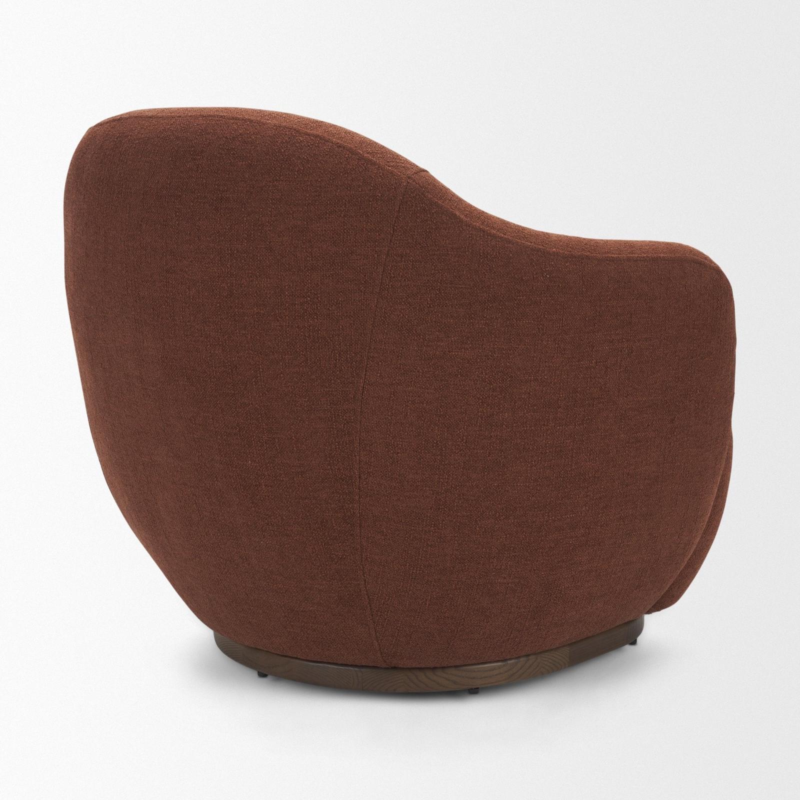 Mercana Hudson Fabric Upholstered Swivel Chair