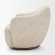Mercana Hudson Fabric Upholstered Swivel Chair