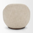 Mercana Hudson Fabric Upholstered Swivel Chair
