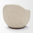 Mercana Hudson Fabric Upholstered Swivel Chair