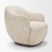 Mercana Hudson Fabric Upholstered Swivel Chair