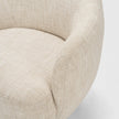 Mercana Hudson Fabric Upholstered Swivel Chair