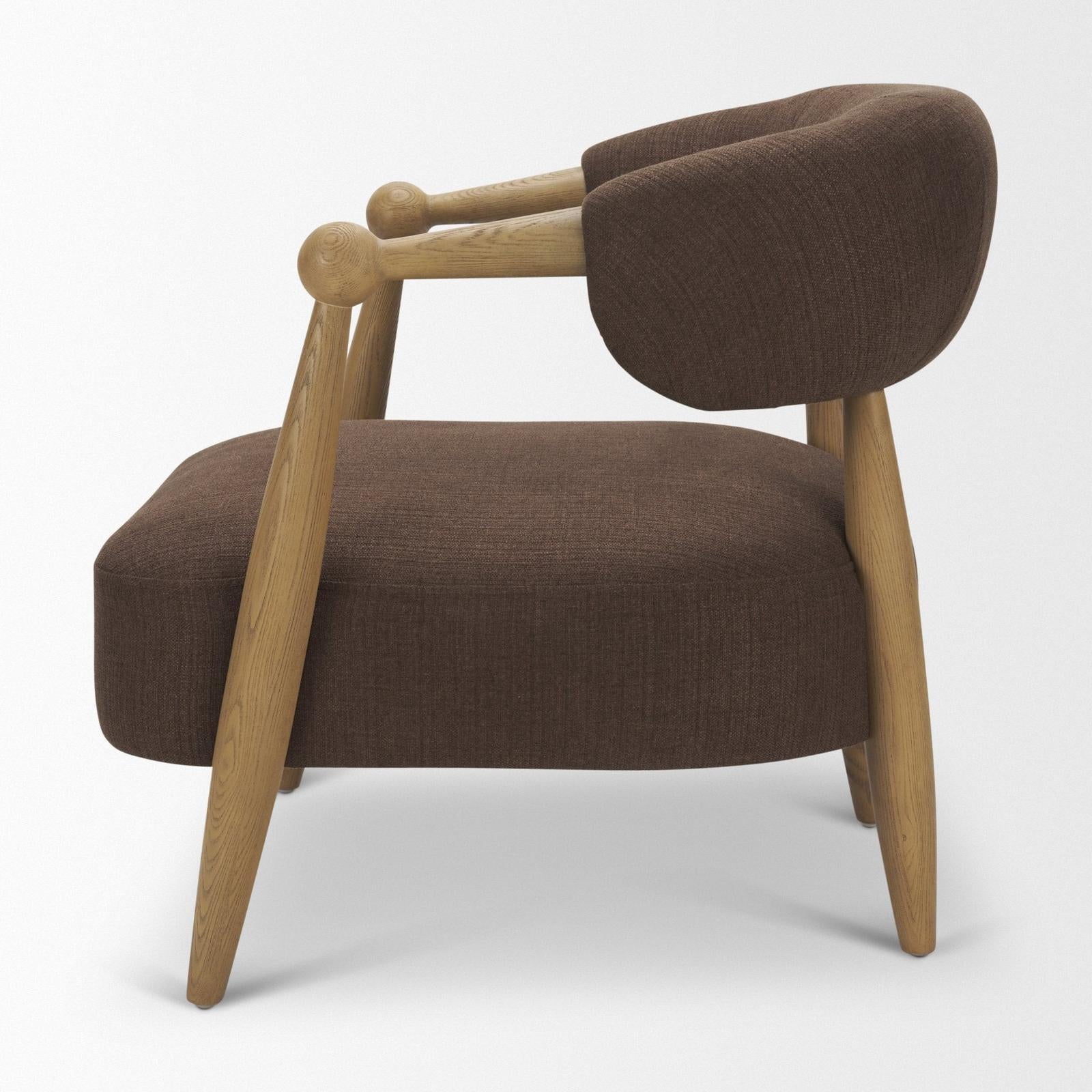 Mercana Lewis Open Back Accent Chair