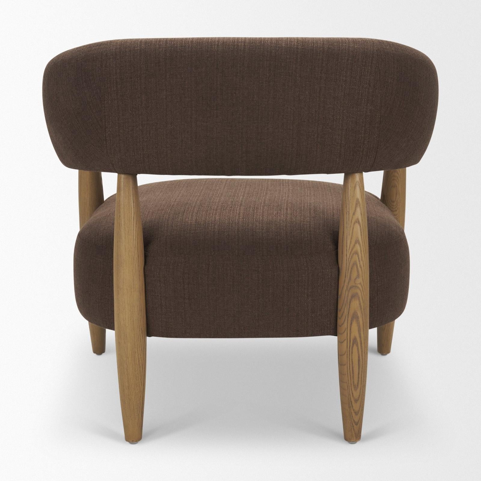 Mercana Lewis Open Back Accent Chair