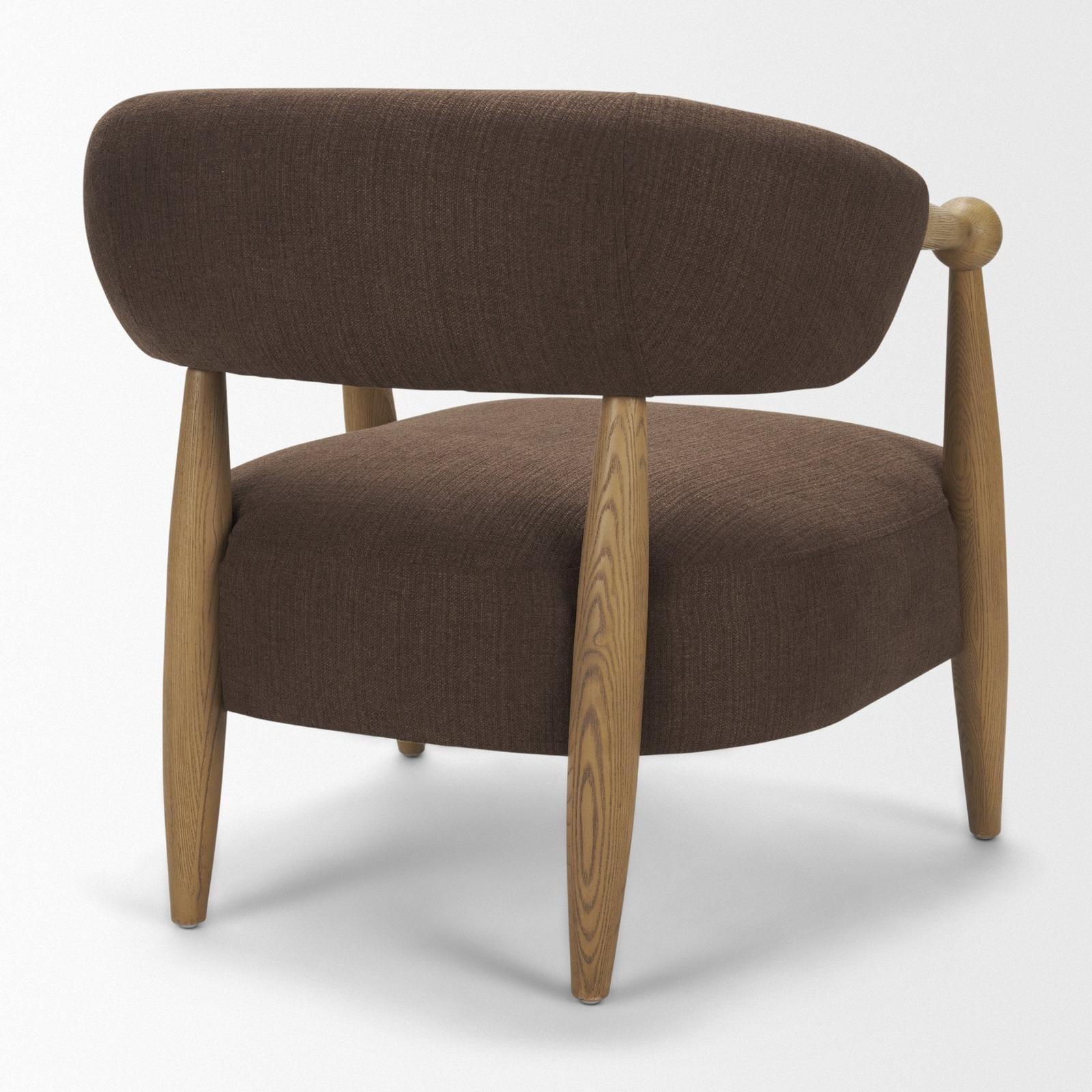 Mercana Lewis Open Back Accent Chair