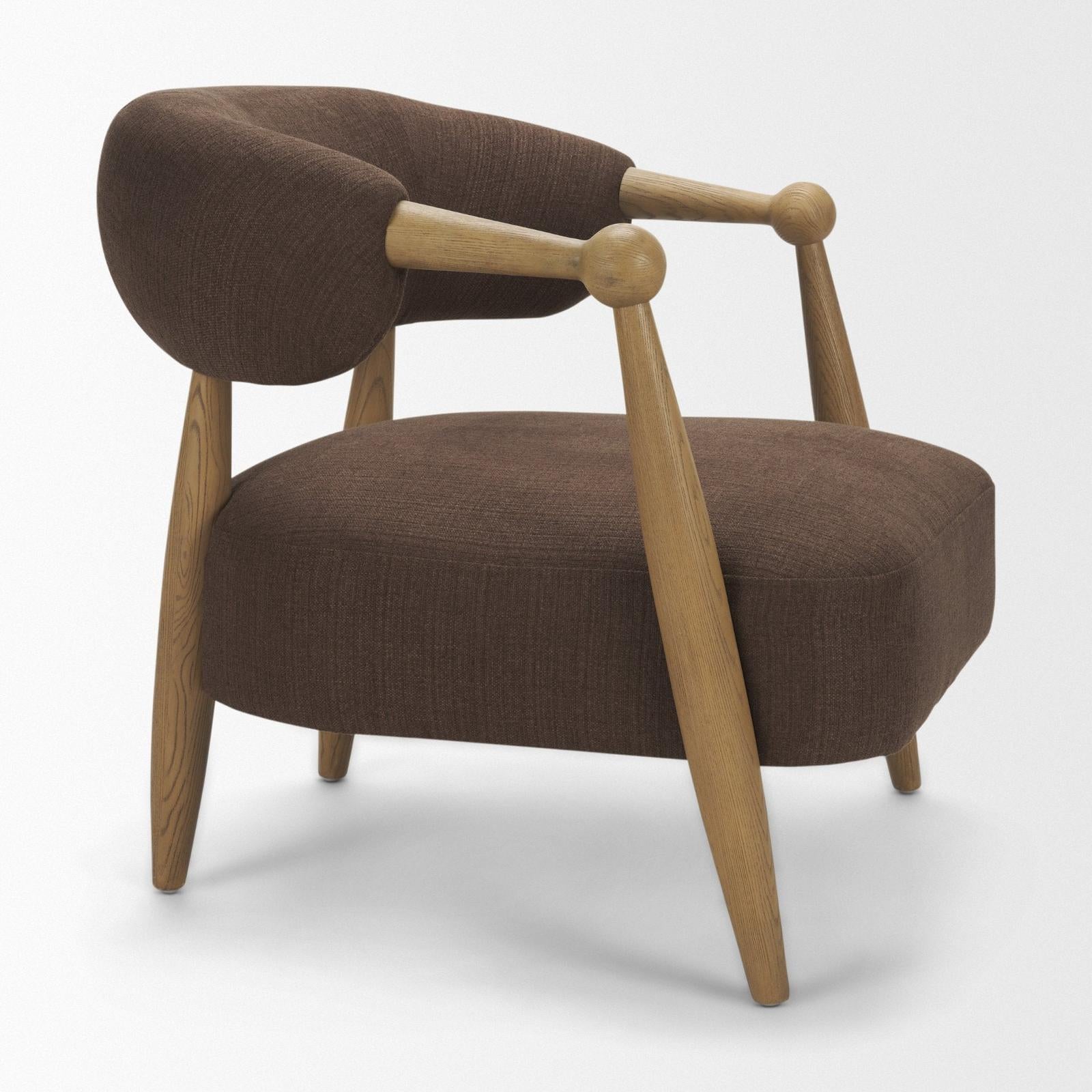 Mercana Lewis Open Back Accent Chair