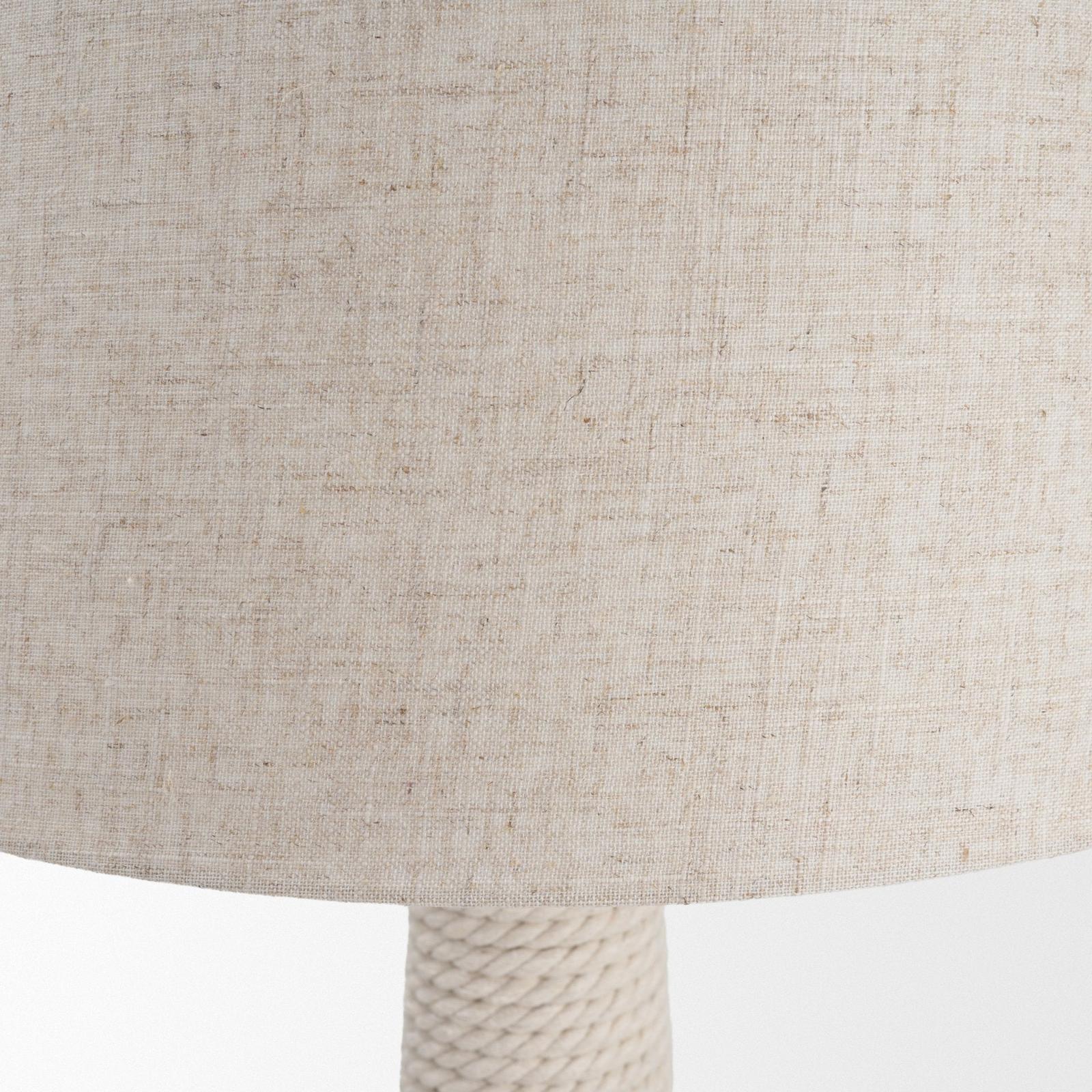 Mercana Newport Woven Rope Tapered Base Floor Lamp