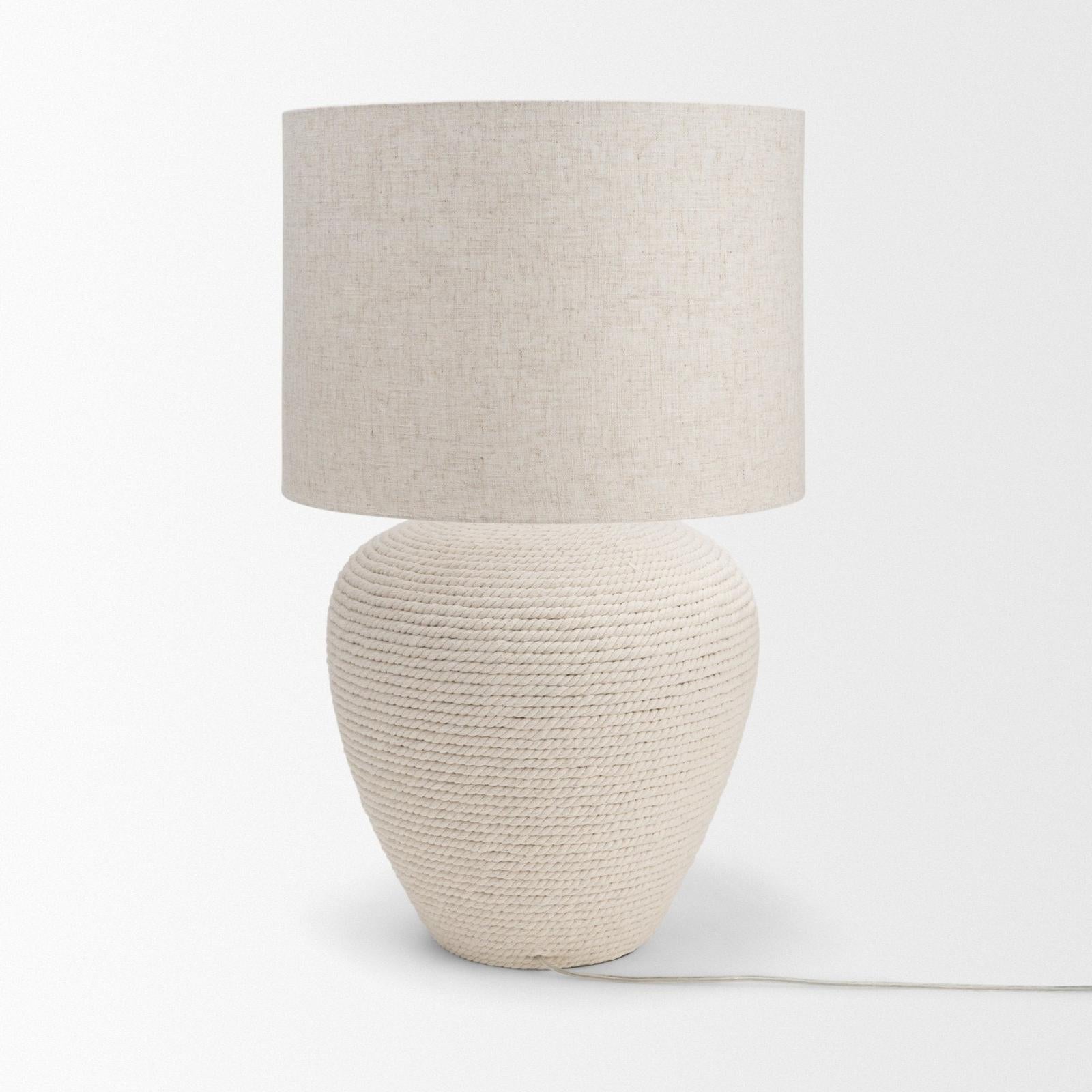 Mercana Newport Woven Rope Table Lamp