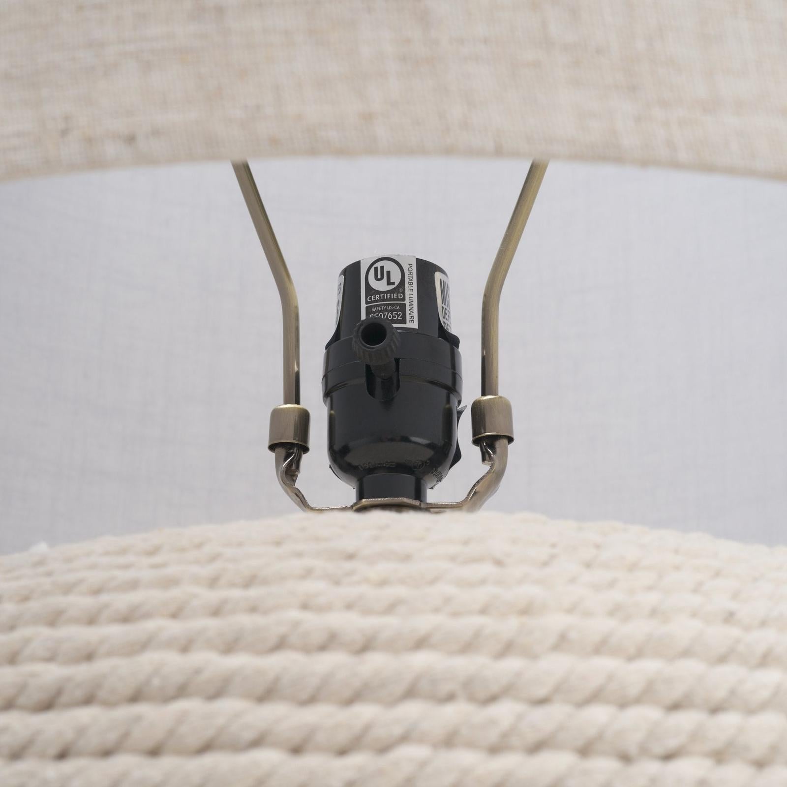 Mercana Newport Woven Rope Table Lamp