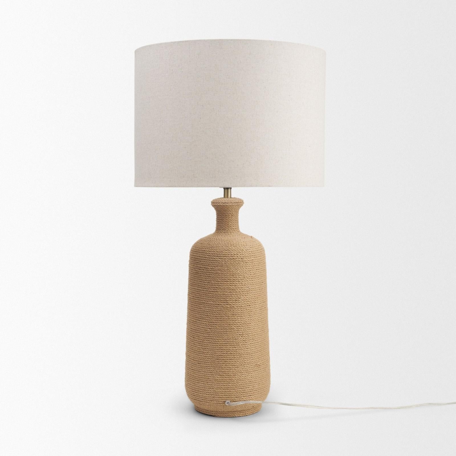 Mercana Portofino Abaca Rope Table Lamp