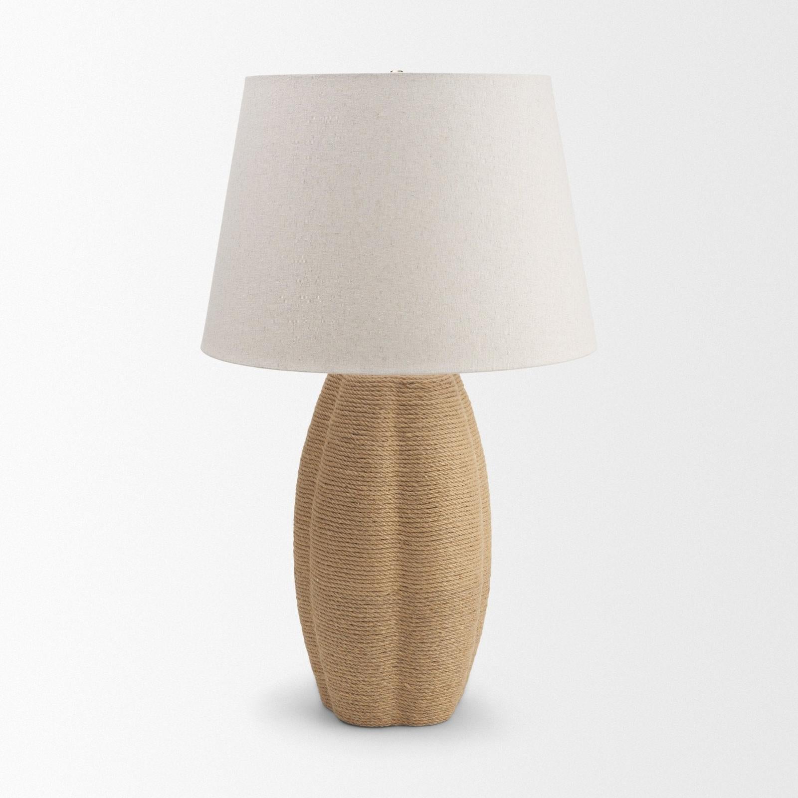 Mercana Portofino Abaca Rope Table Lamp
