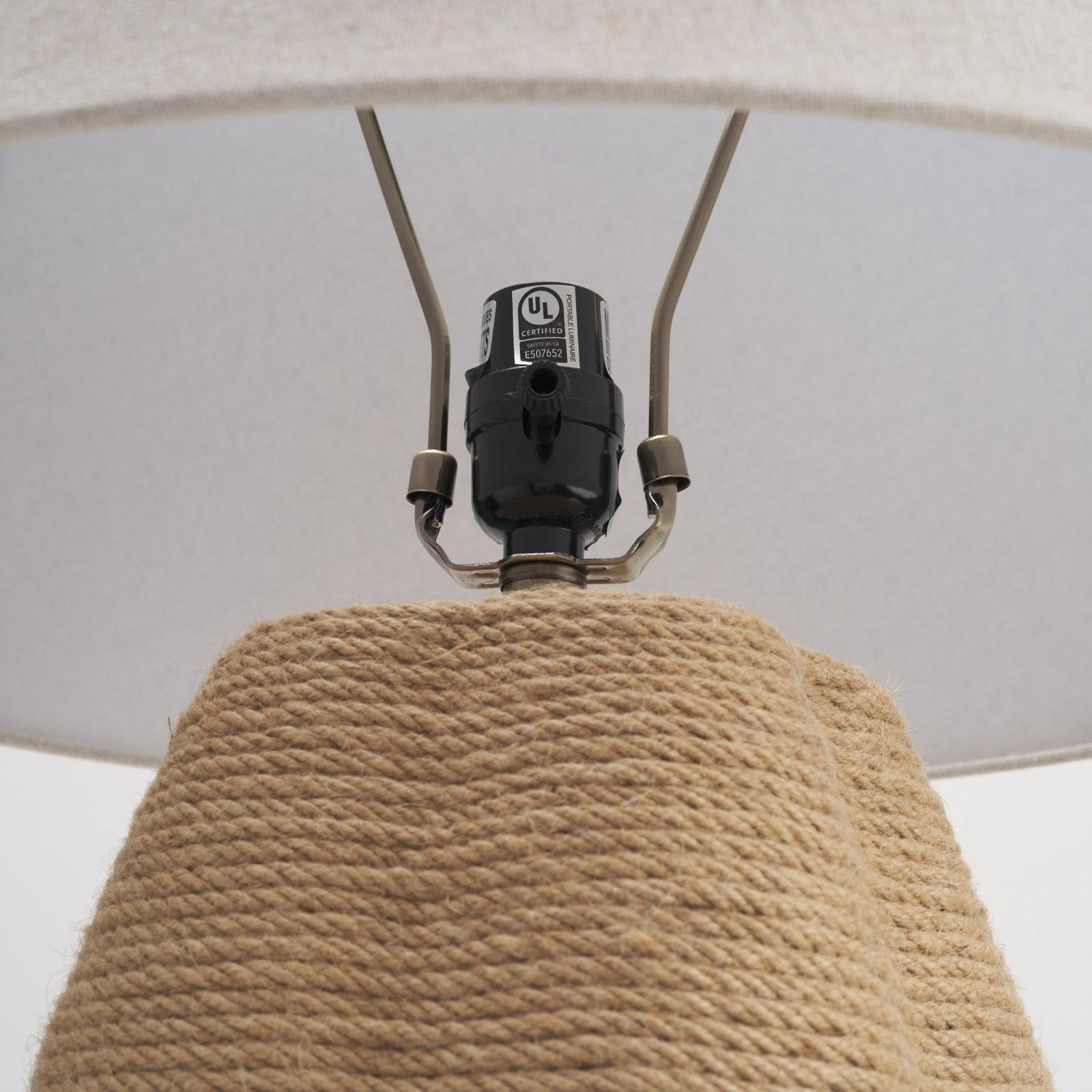Mercana Portofino Abaca Rope Table Lamp