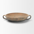 Mercana Cotto Round w/ Handles Weathered Terracotta Decorative Bowl