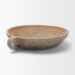 Mercana Cotto Round w/ Handles Weathered Terracotta Decorative Bowl
