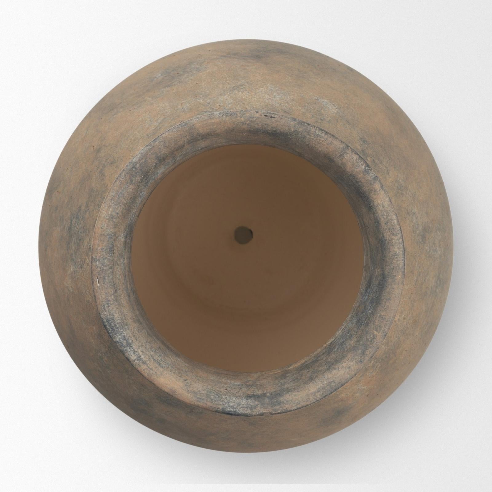 Mercana Cotto Weathered Terracotta Urn Vase