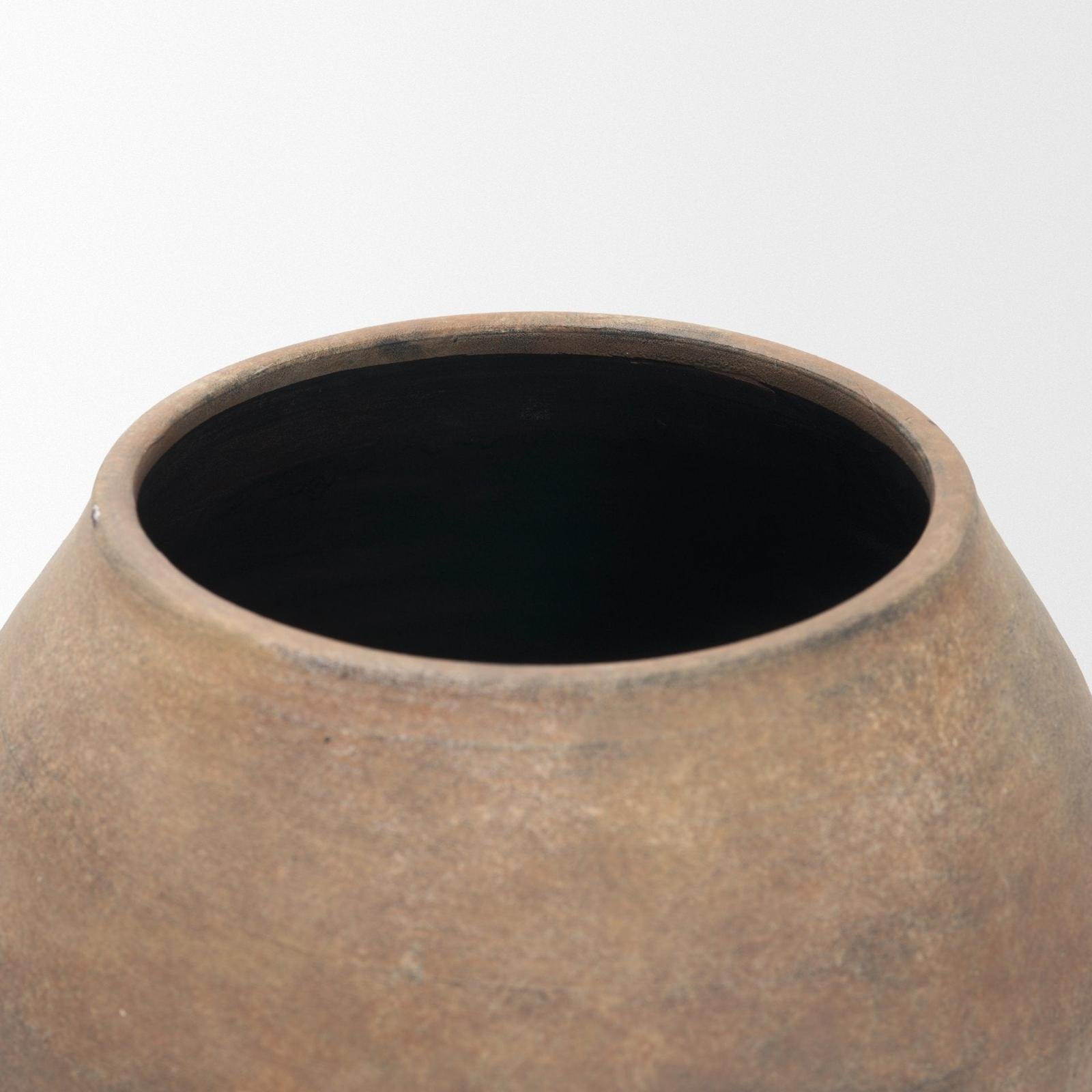 Mercana Cotto Weathered Terracotta Urn Vase