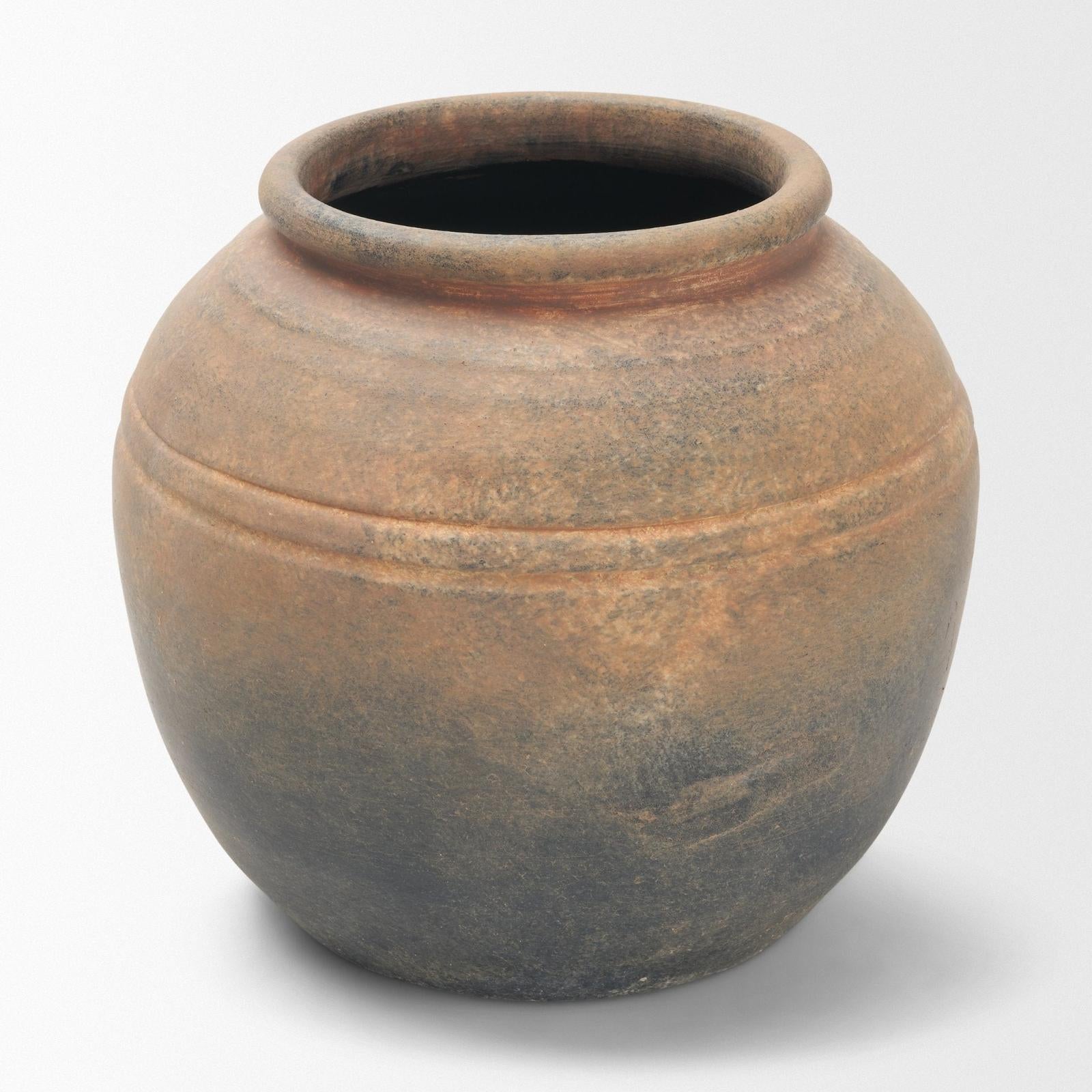 Mercana Cotto Weathered Terracotta Urn Vase