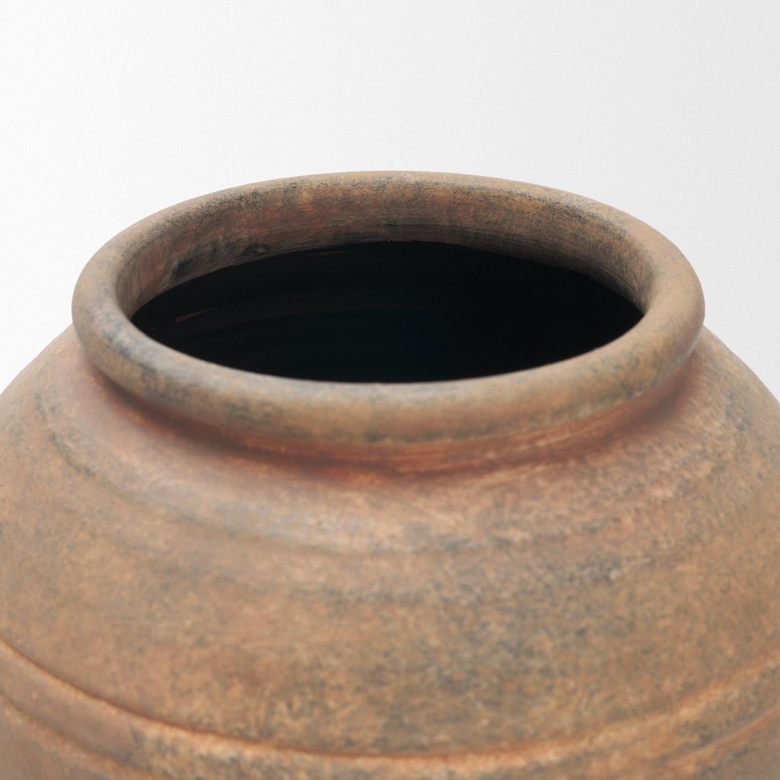 Mercana Cotto Weathered Terracotta Urn Vase