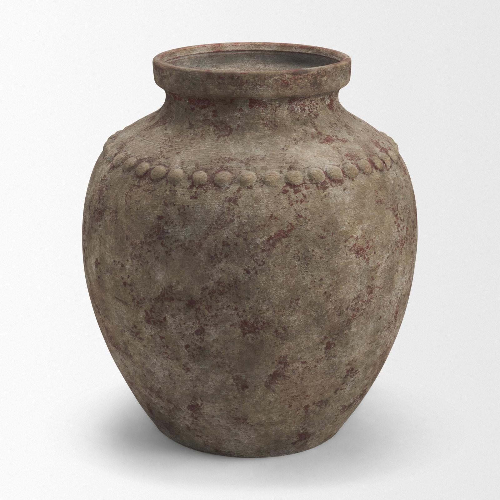 Mercana Mattone Rustic Weather Terracotta Vase