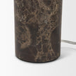 Mercana Caldo Marble Base w/ Frosted Glass Globe Table Lamp