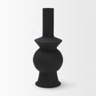 Mercana Veda Black Metal Geometric Vase