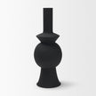 Mercana Veda Black Metal Geometric Vase