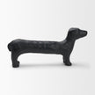 Mercana Dash Long Black Metal Dachshund Dog Object