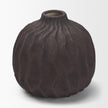 Mercana Tidal Ceramic Rippled Decorative Vase