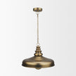 Mercana Keller Antiqued Brass Metal 1-Light Pendant