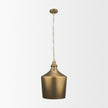 Mercana Keller Antiqued Brass Metal 1-Light Pendant