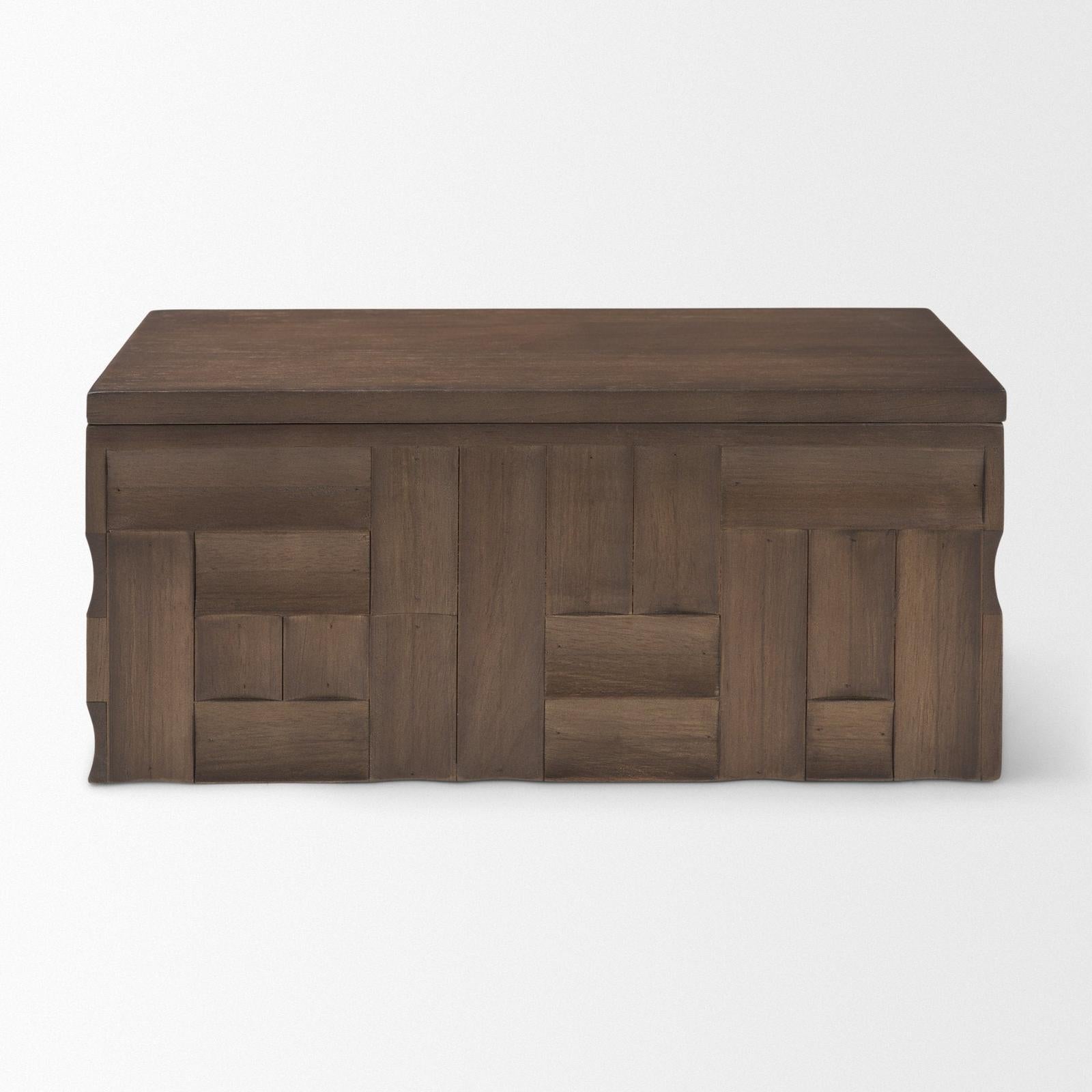 Mercana Vesta Walnut Wood Decorative Box