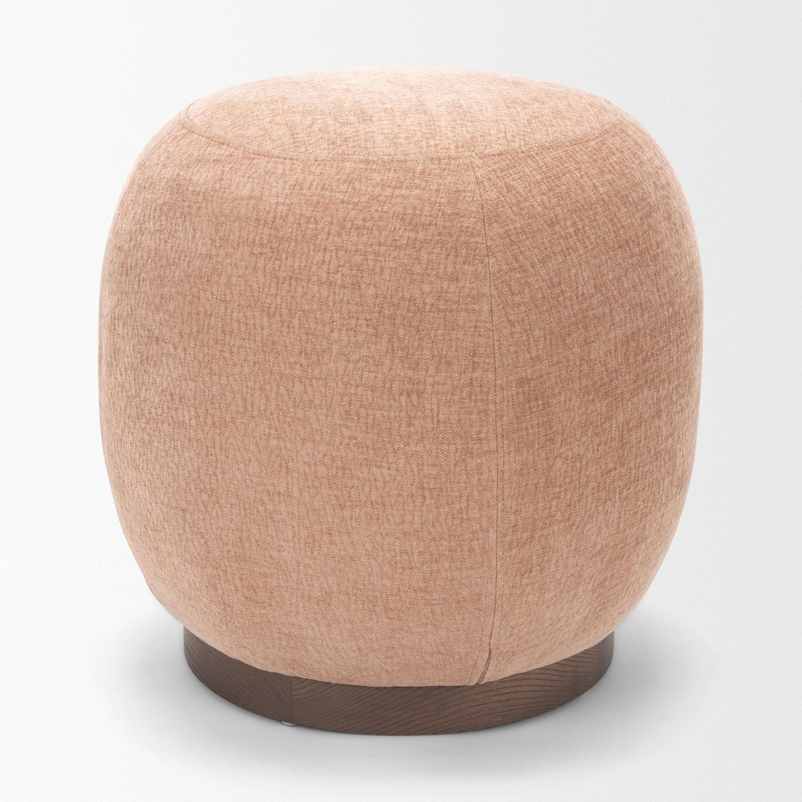 Mercana Siren Ash Wood Round Accent Stool