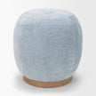 Mercana Siren Ash Wood Round Accent Stool