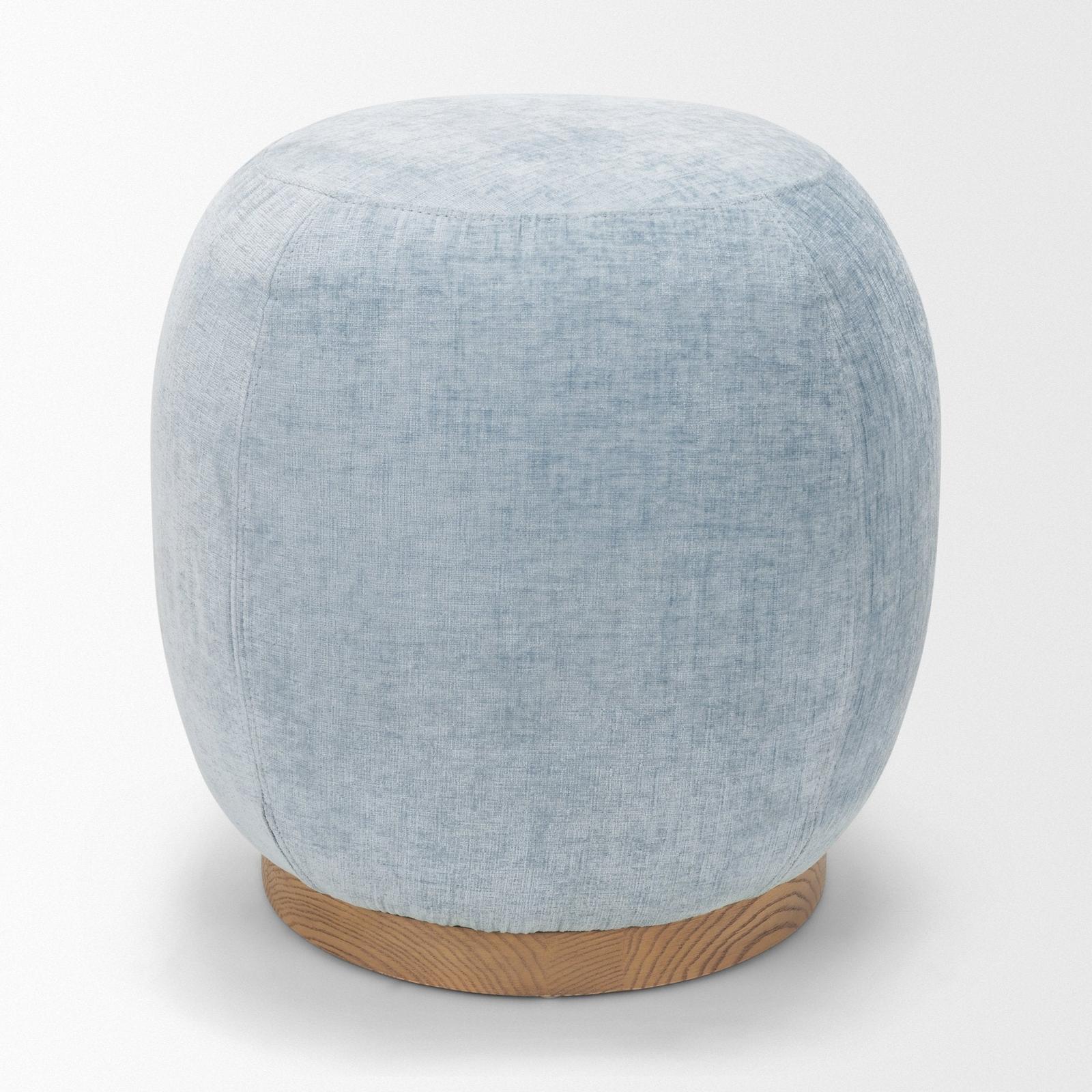 Mercana Siren Ash Wood Round Accent Stool