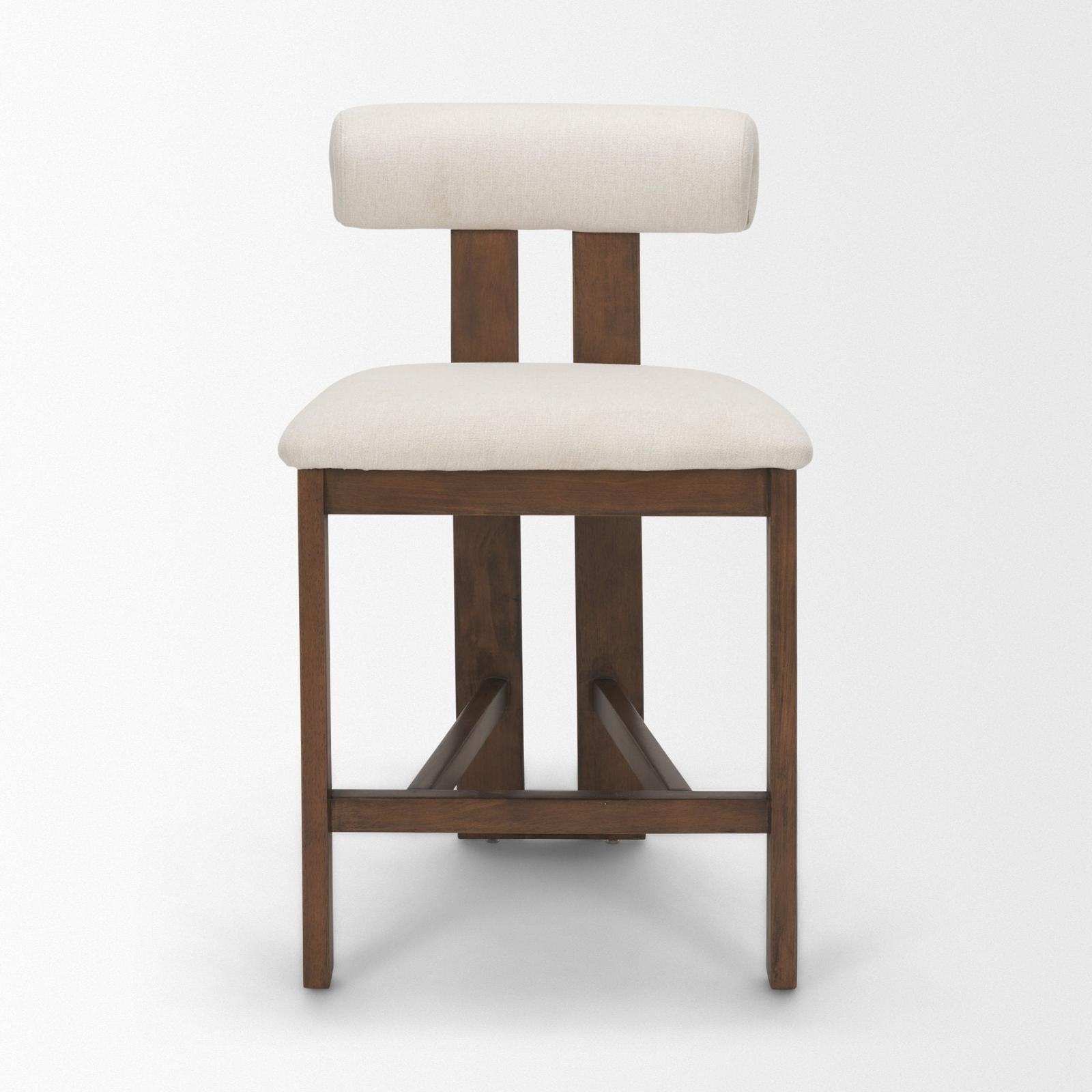 Mercana Tribeca Curve Open Back Tripod Frame Counter Stool