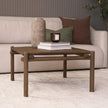 Mercana Riven Oak Wood Square Side Table