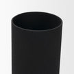 Mercana Veda Black Metal Geometric Vase
