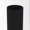 Mercana Veda Black Metal Geometric Vase