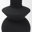 Mercana Veda Black Metal Geometric Vase