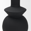 Mercana Veda Black Metal Geometric Vase