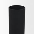 Mercana Veda Black Metal Geometric Vase