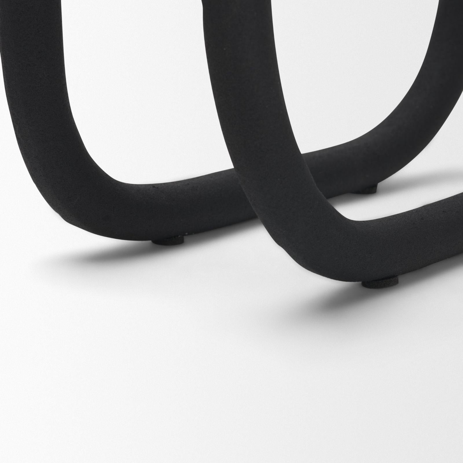Mercana Serpens Black Metal Candle Holder
