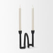 Mercana Serpens Black Metal Candle Holder