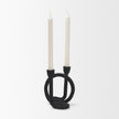 Mercana Serpens Black Metal Candle Holder
