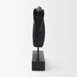 Mercana Equus Black Wooden Horse Decorative Object