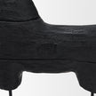 Mercana Equus Black Wooden Horse Decorative Object