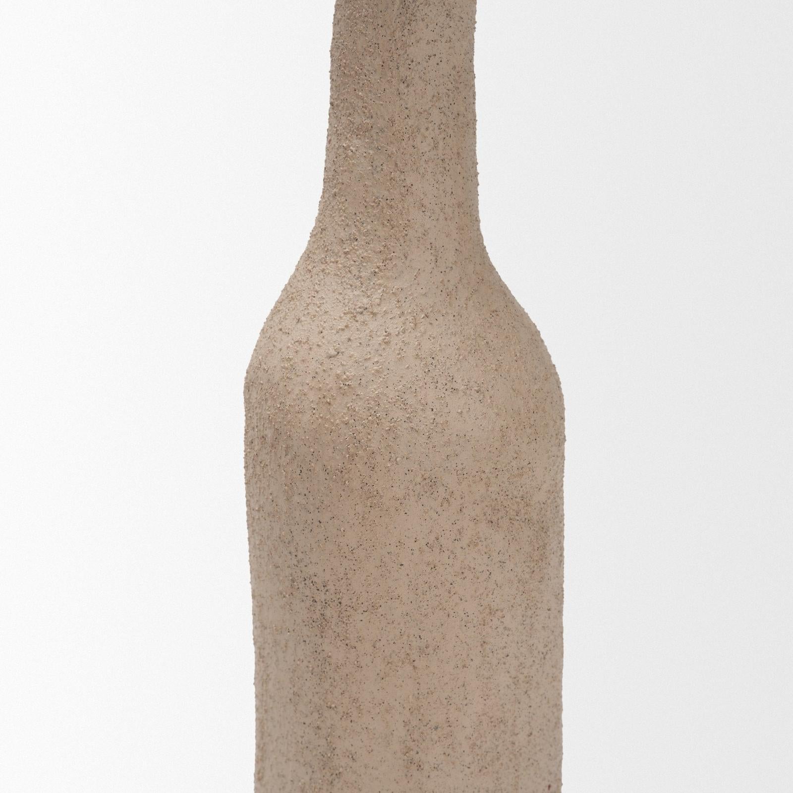 Mercana Runa Ceramic Rustic Decorative Bottle